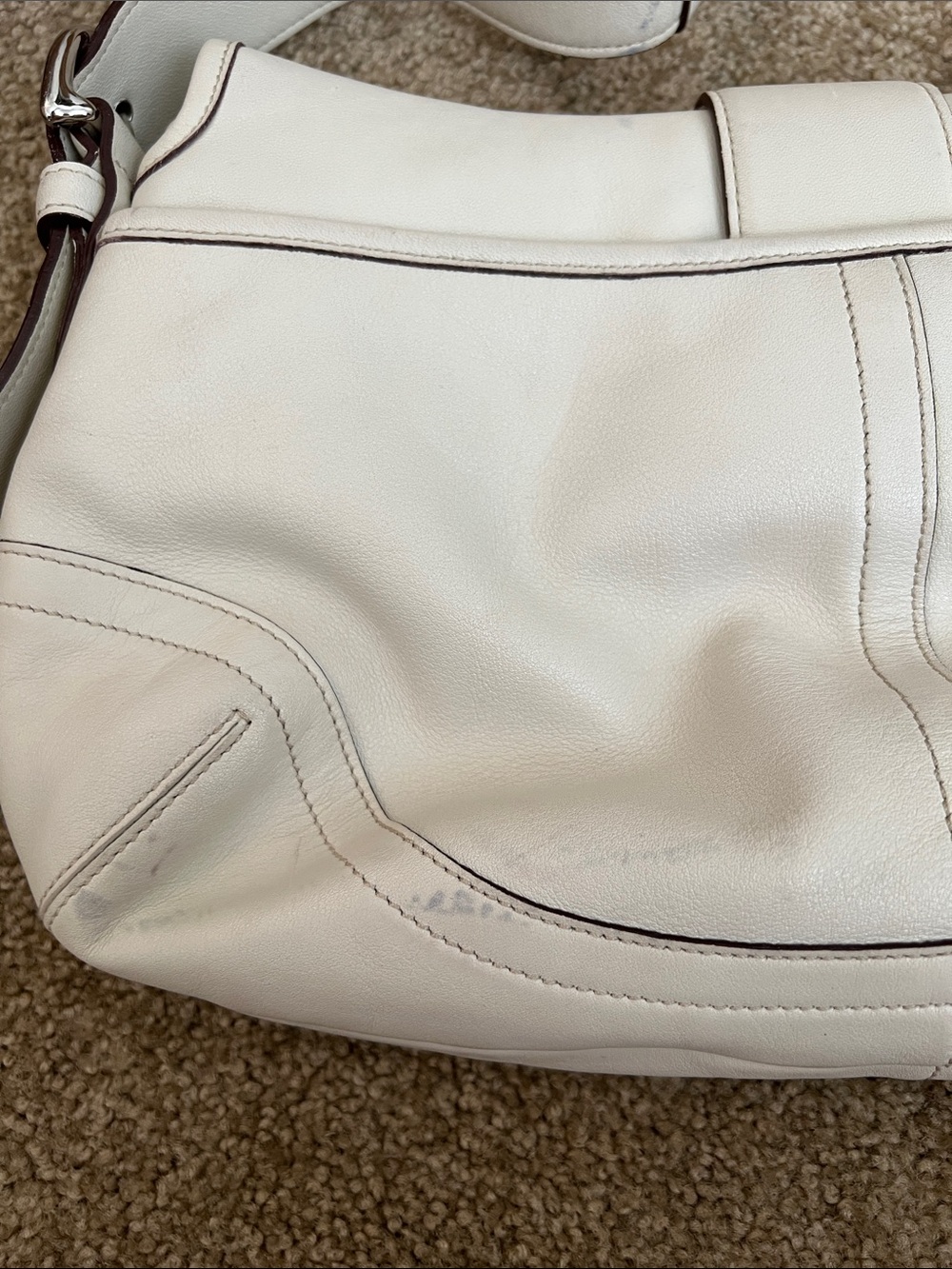 Coach Soho White Bag 9248 project bag! - Picture 7 of 11
